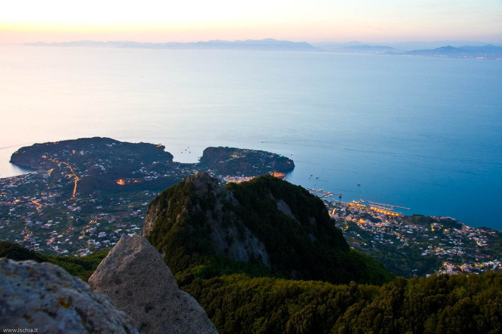 Veduta di Ischia dall'epomeo